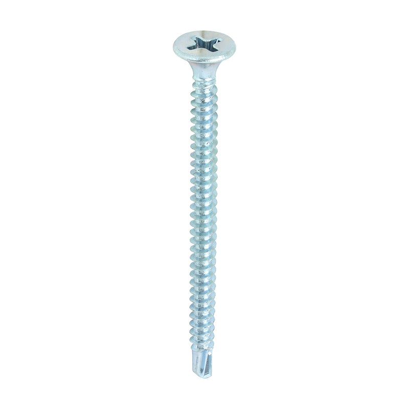 Self Drilling Drywall Timber Stud Plasterboard Screws 3.5 x 50mm (6 x 2in) - PH - Bugle - Zinc - Box of 1000