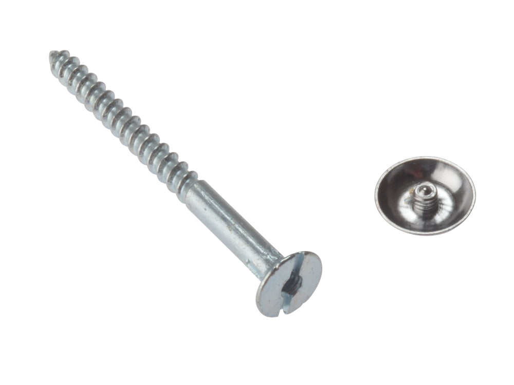 ForgeFix Mirror Fixing Screws - 1 1/4"x 8 & 1 1/2" x 8 & 2”x 8 - X10