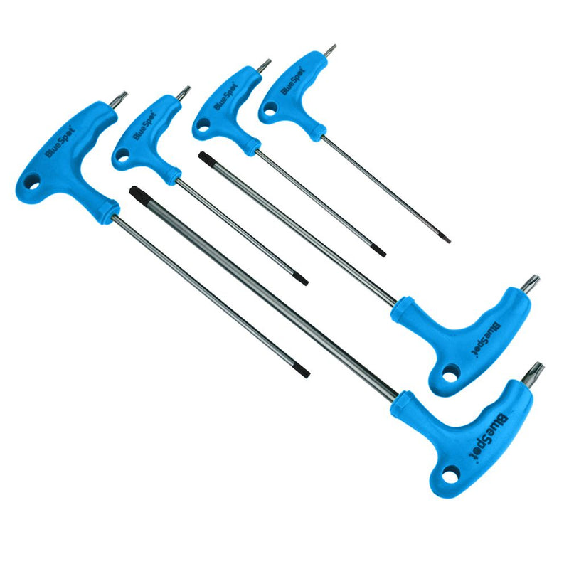 BlueSpot 6 PCE T-Handle Torx Wrench Set (T10-T40) (12183)