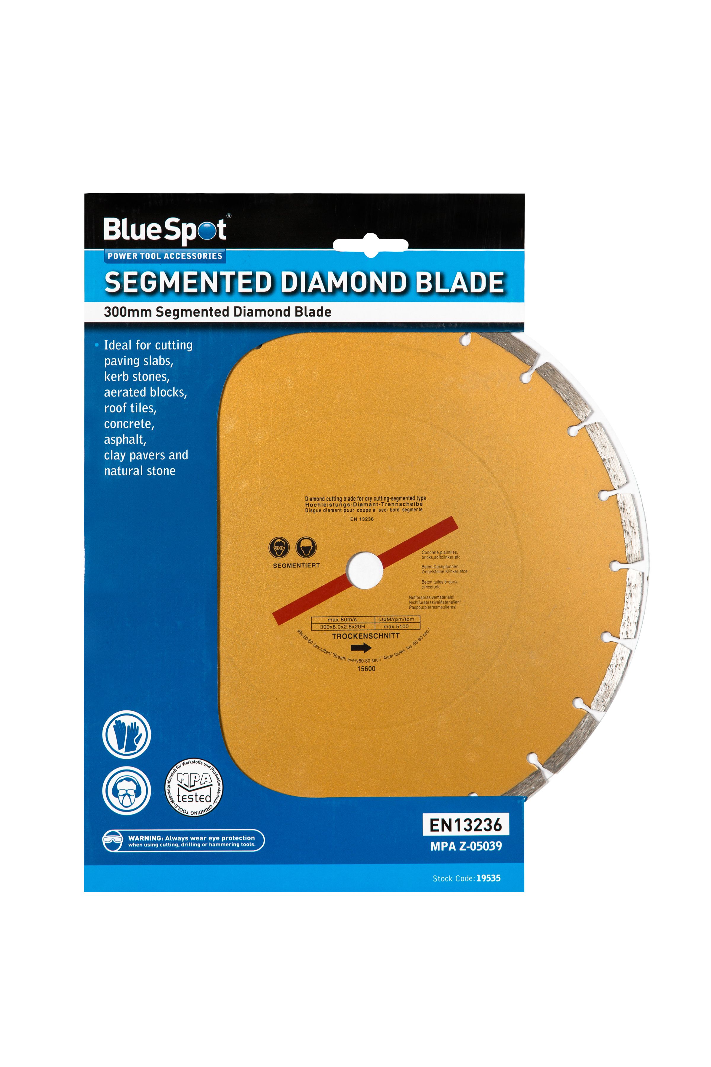 BlueSpot Segmented Diamond Blade 300mm (12in) (19535)