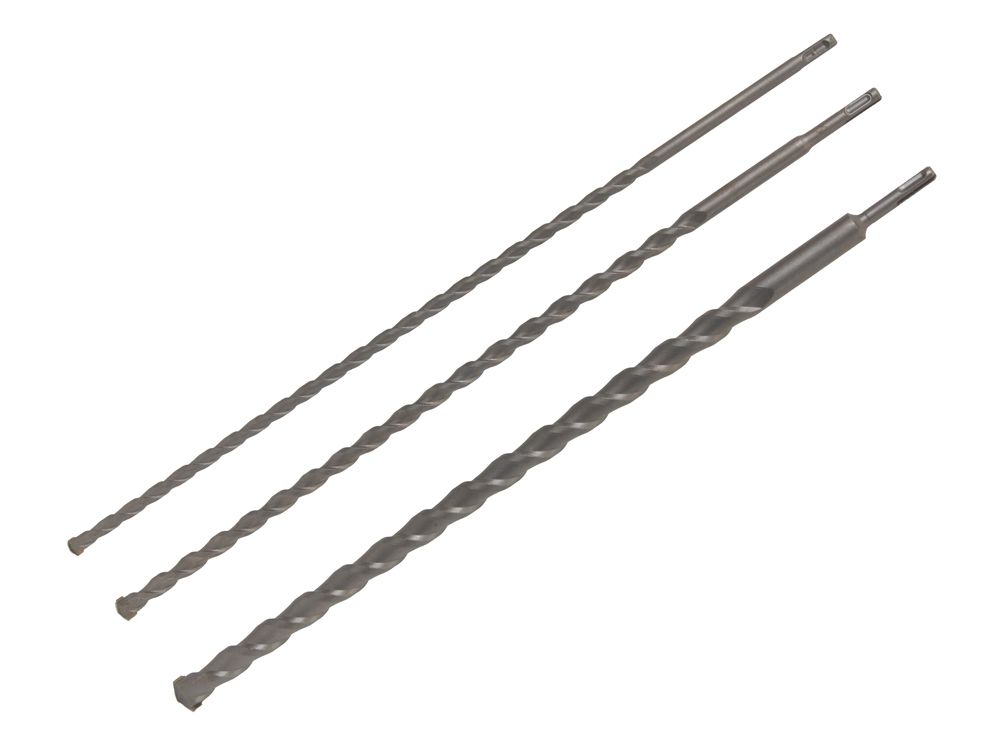 BlueSpot 3 PCE 600mm SDS Plus Masonry Drill Bit Set (12mm, 16mm, 24mm) (20008)