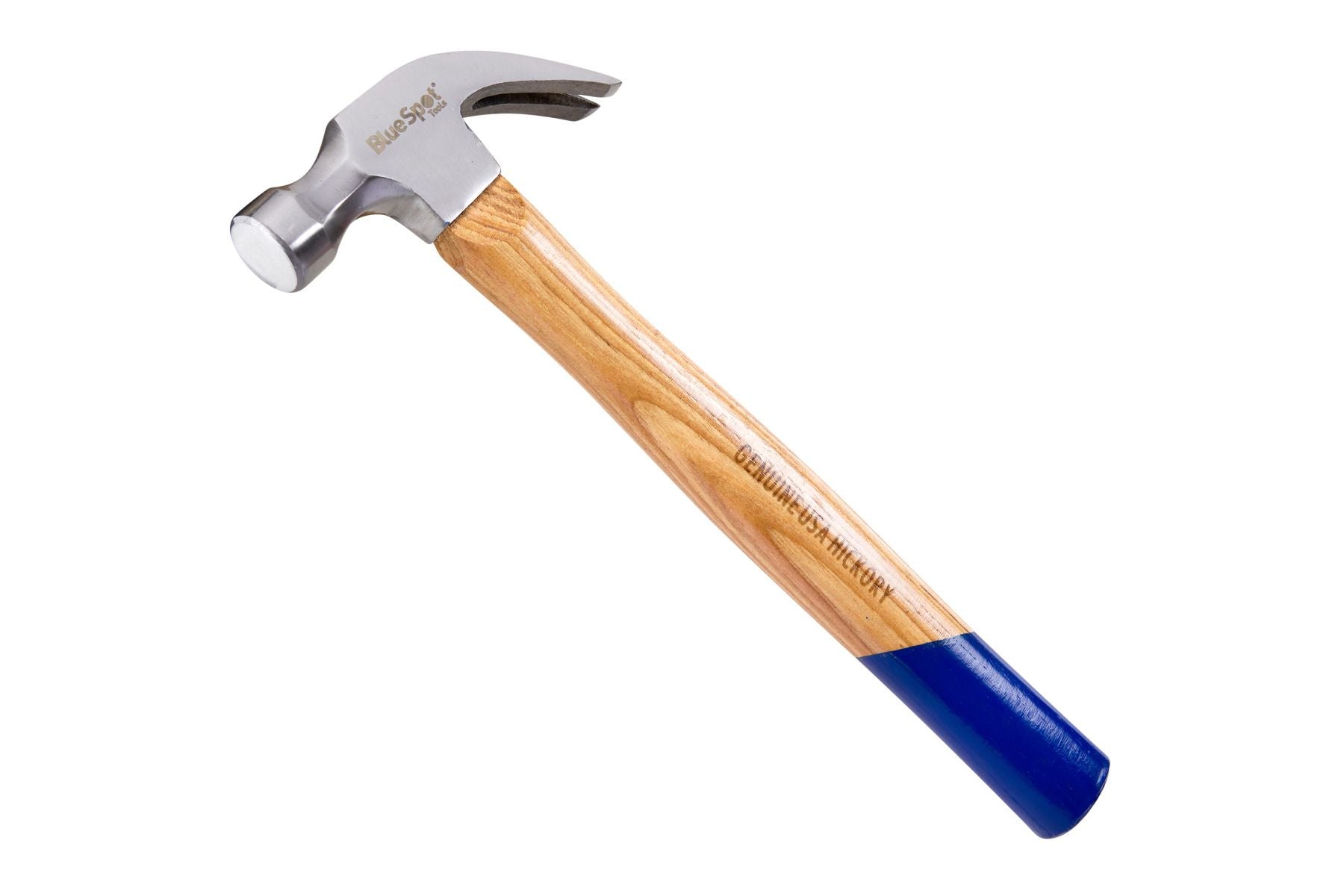 Bluespot Claw Hammer - Genuine Hickory Shaft - 16oz (450g) (26144)