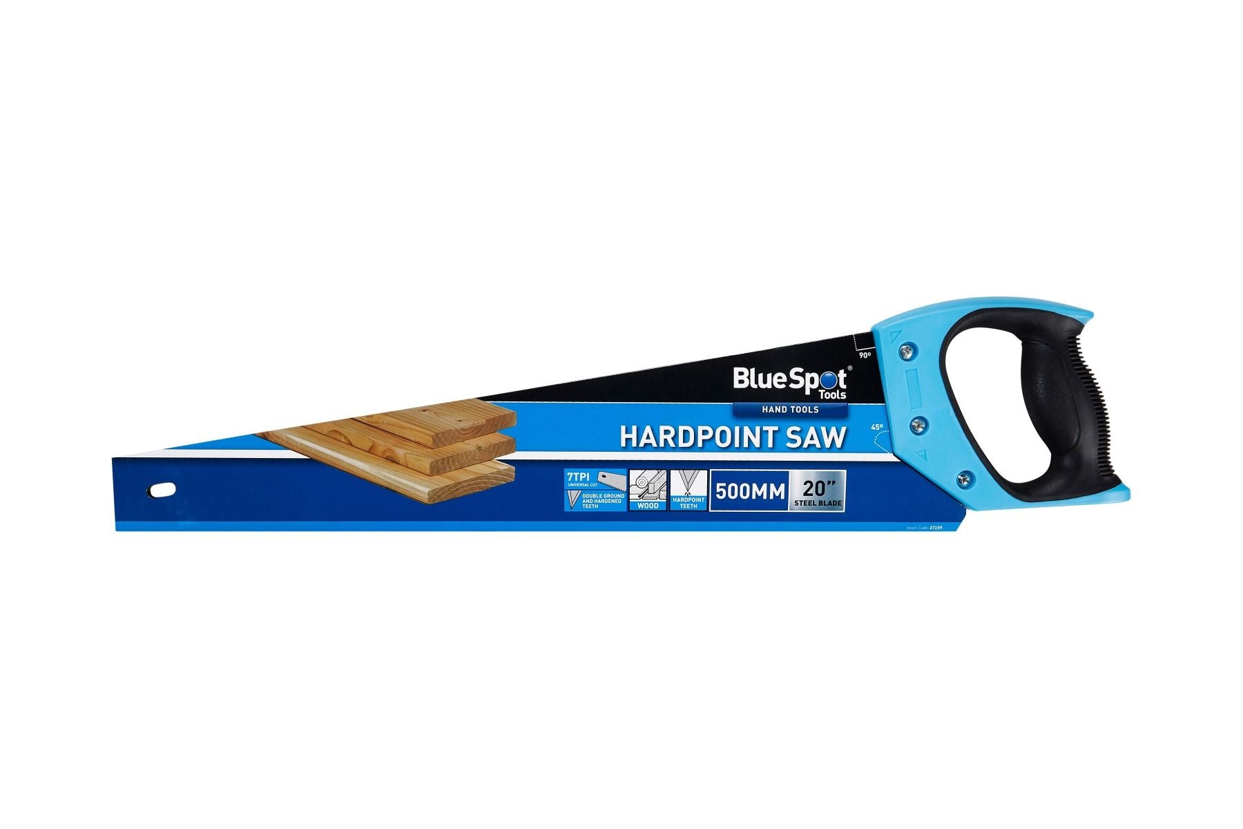 BlueSpot Hardpoint Wood Saw 500mm (20") (27159)