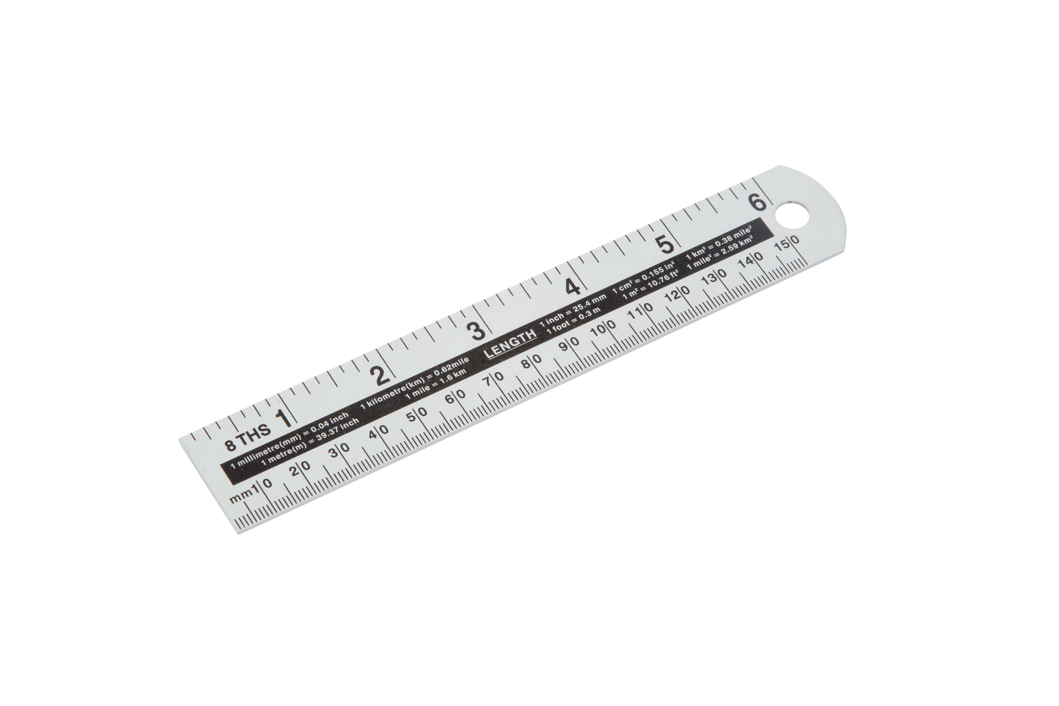 BlueSpot Aluminium Ruler 150mm (6")