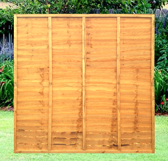 6ft (1.83m) Overlap Fence Panels  (LOCAL PICKUP / DELIVERY ONLY)