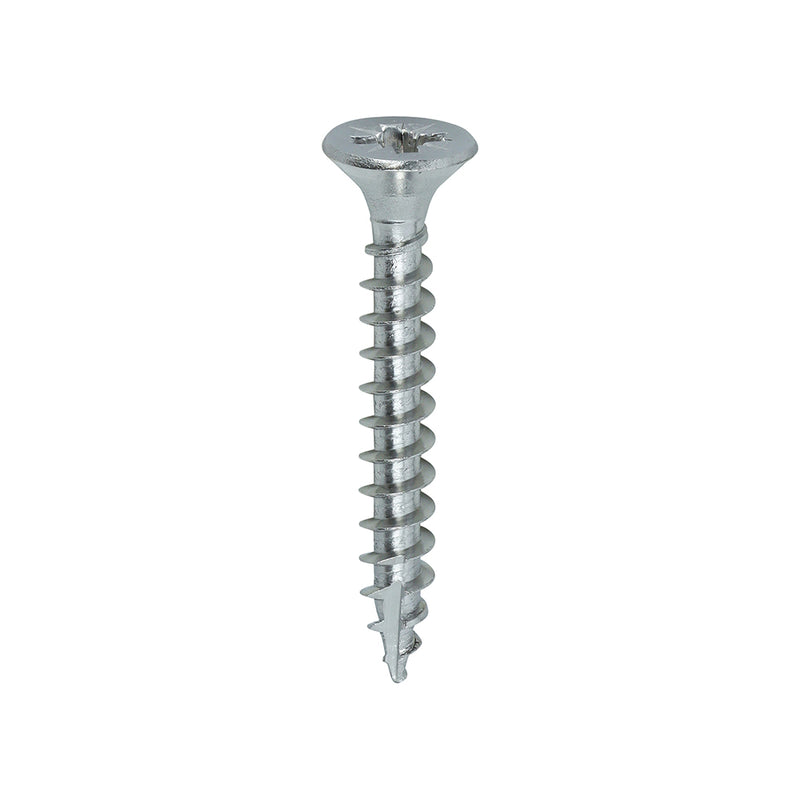 Timco Stainless Steel Multi-Purpose Screws 4.0 x 30mm (8 x 1 1/4in) - PZ - Countersunk Screws - Box of 200