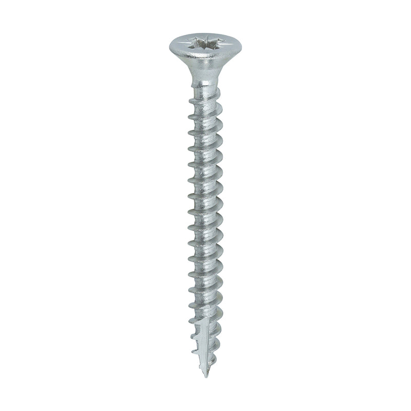 Timco Stainless Steel Multi-Purpose Screws 4.0 x 40mm (8 x 1 1/2in) - PZ - Countersunk Screws - Box of 200