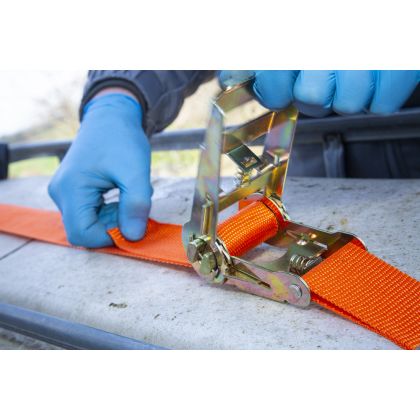 BlueSpot Ratchet Tie Down Straps (50mm X 7.5m/25ft) (45412)