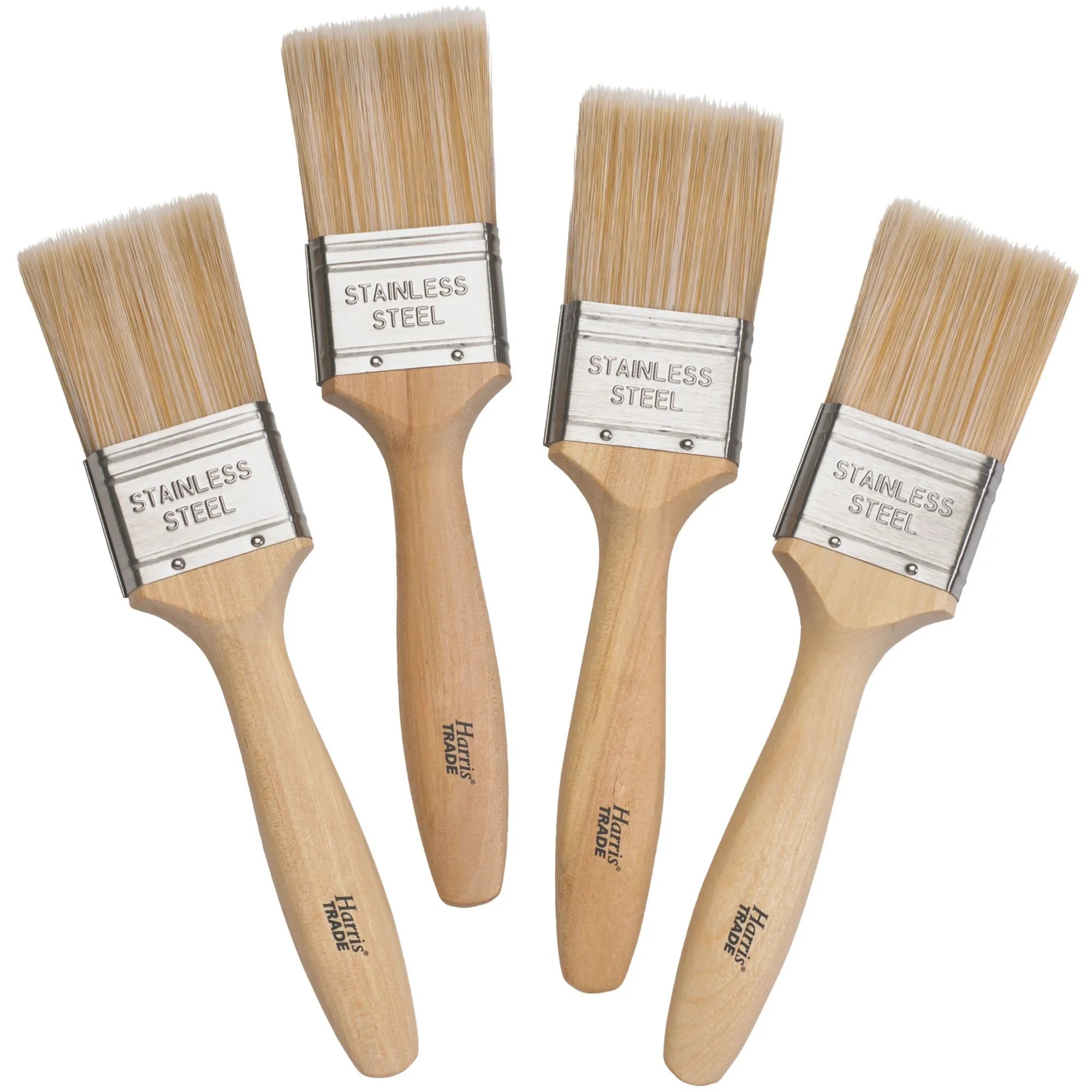 Harris Trade Emulsion 50mm (2in) Paint Brushes 4 Pack