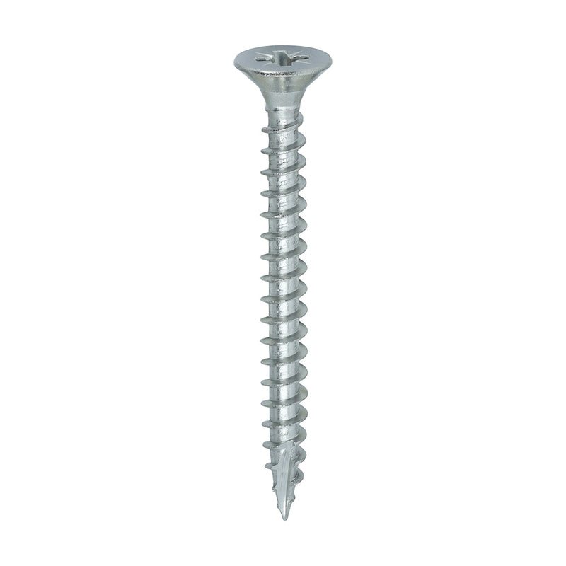 Timco Stainless Steel Multi-Purpose Screws 5.0 x 50mm (10 x 2in) - PZ - Countersunk Screws - Box of 200