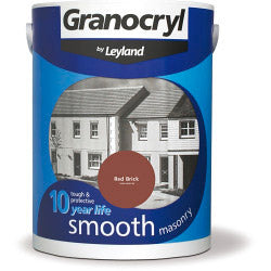 Granocryl Red Brick Smooth Masonry Paint 5L