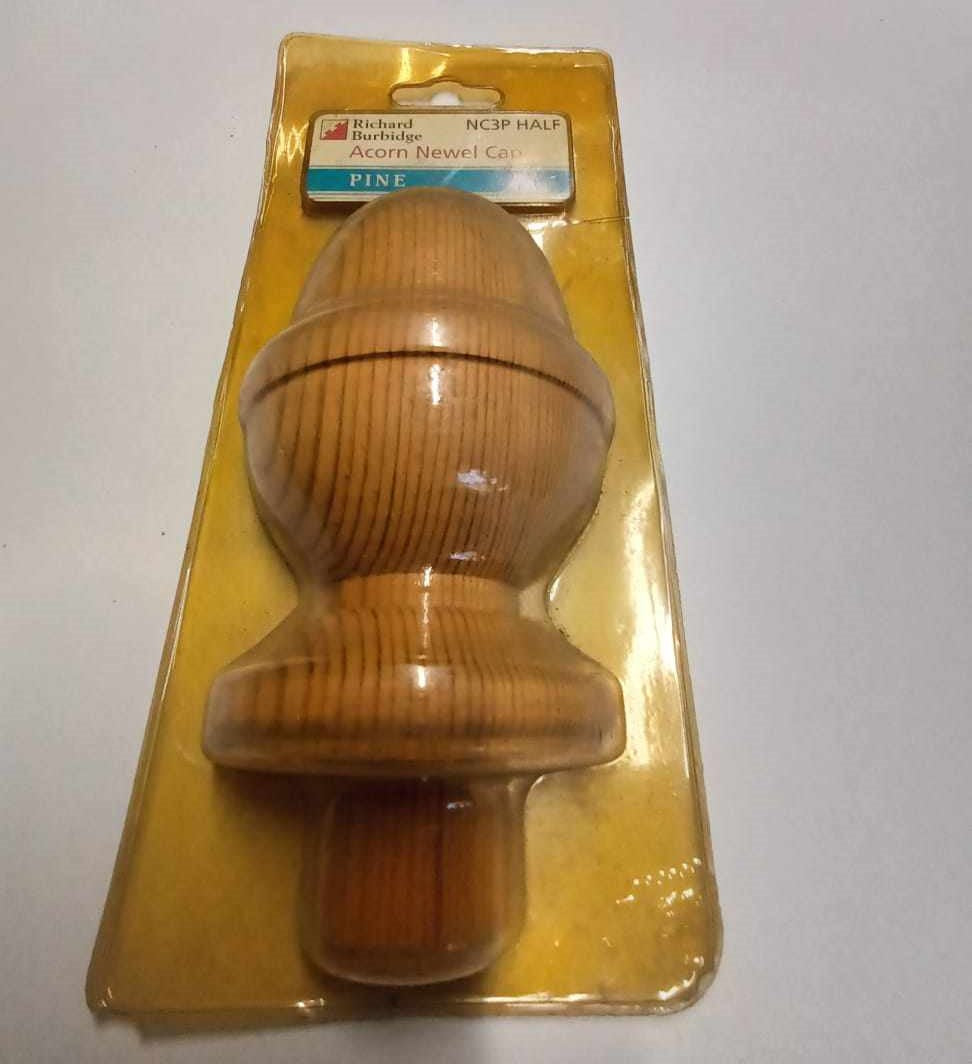 Pine Acorn Newel Cap NC3P Half