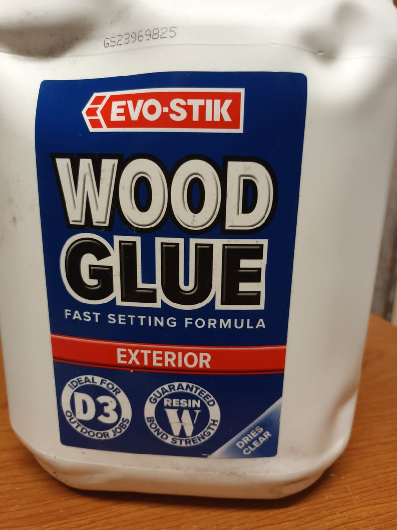 Evo-Stik Wood Glue Exterior 5 litre (Dented tub)