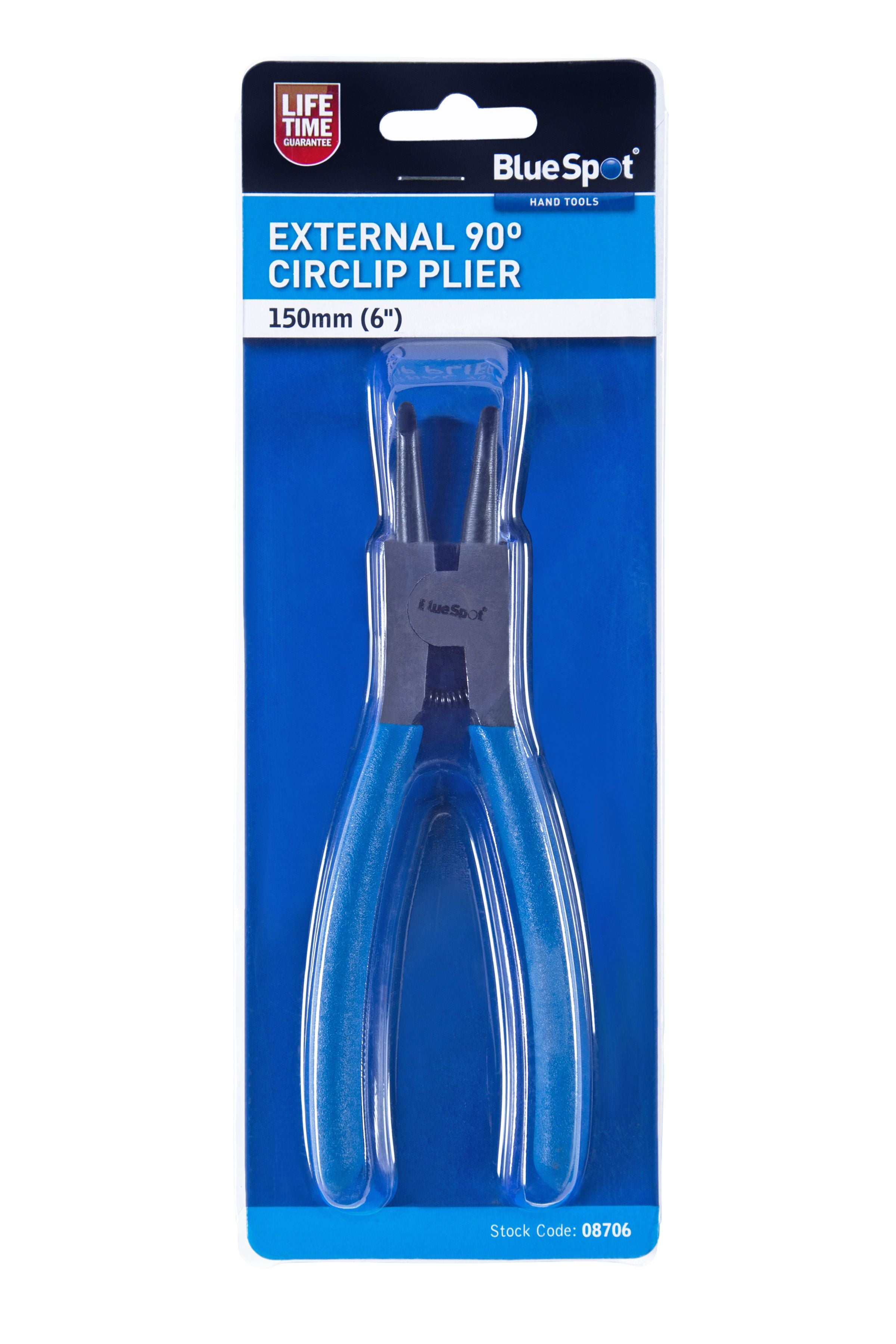 Bluespot 150mm (6in) External 90° Circlip Pliers (08706)