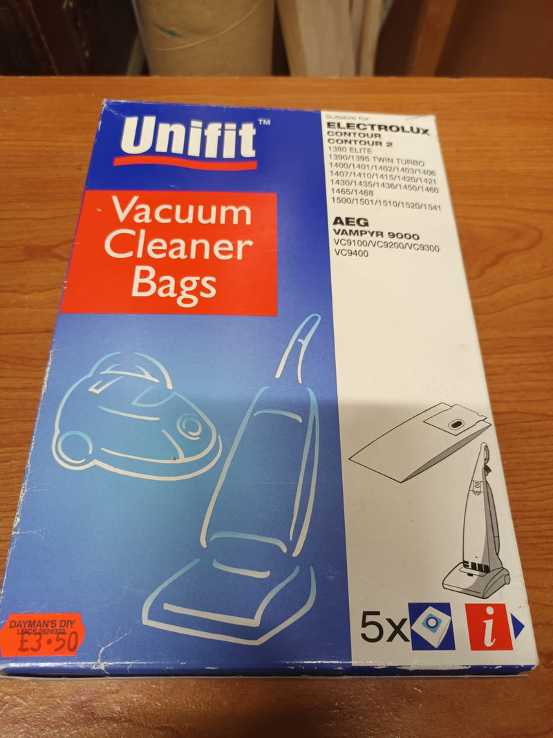 Vacuum Cleaner Bags UniFit UNI-137 Pack of 5