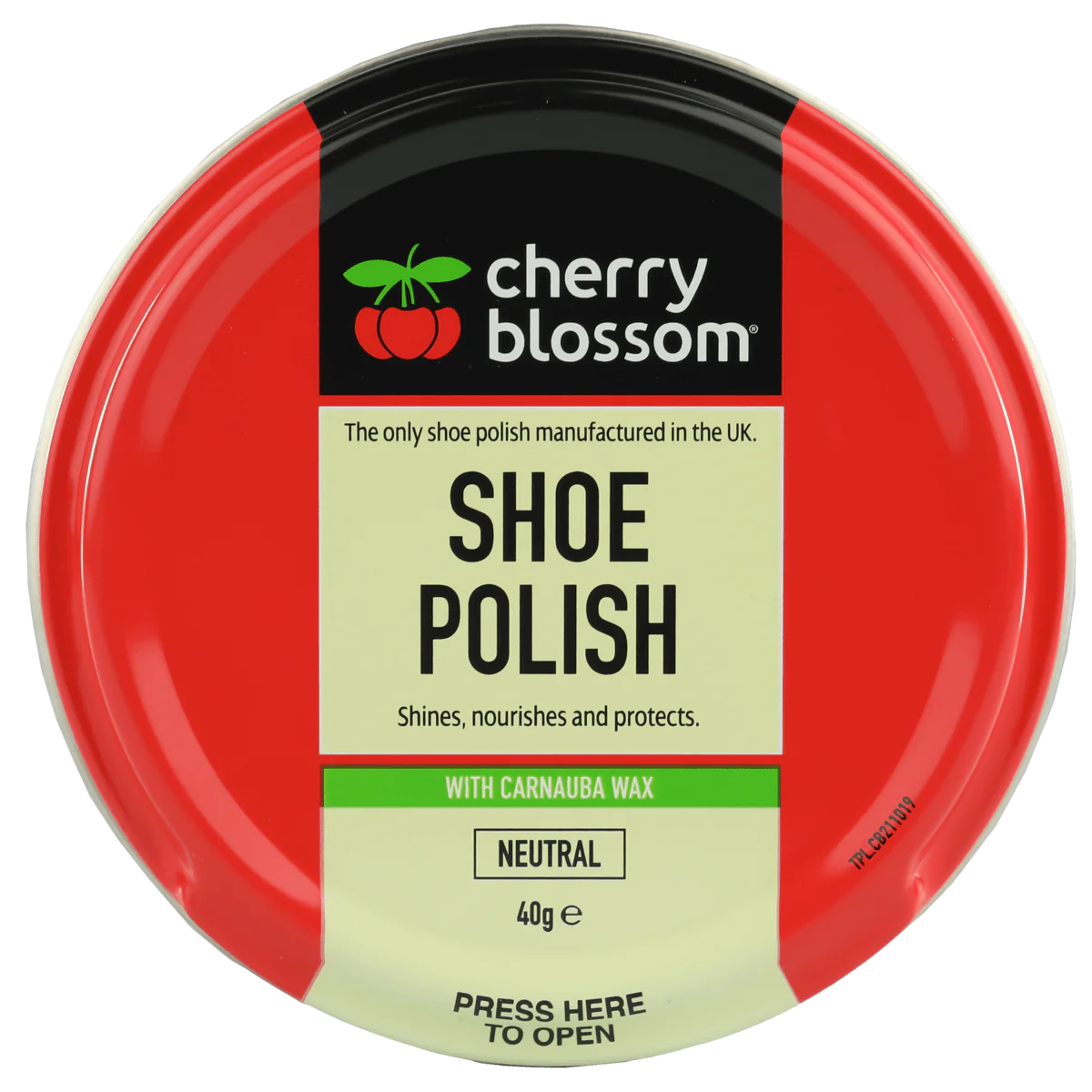 Cherry Blossom Neutral Shoe Polish 40g