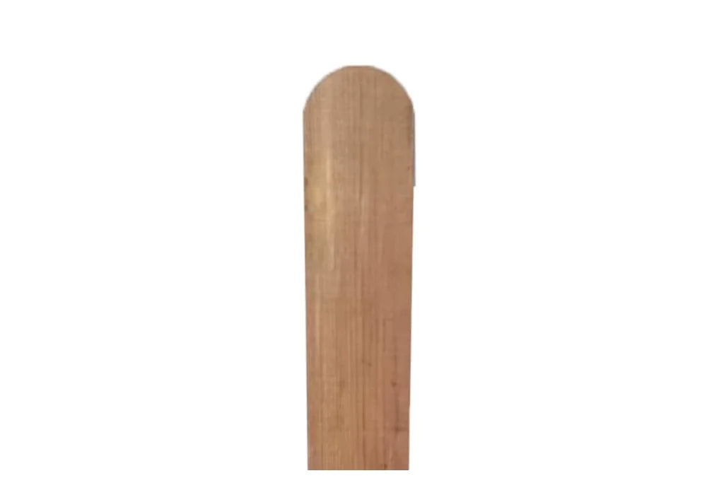 Dark Brown Round Top Wooden Picket / Pale Fence Board