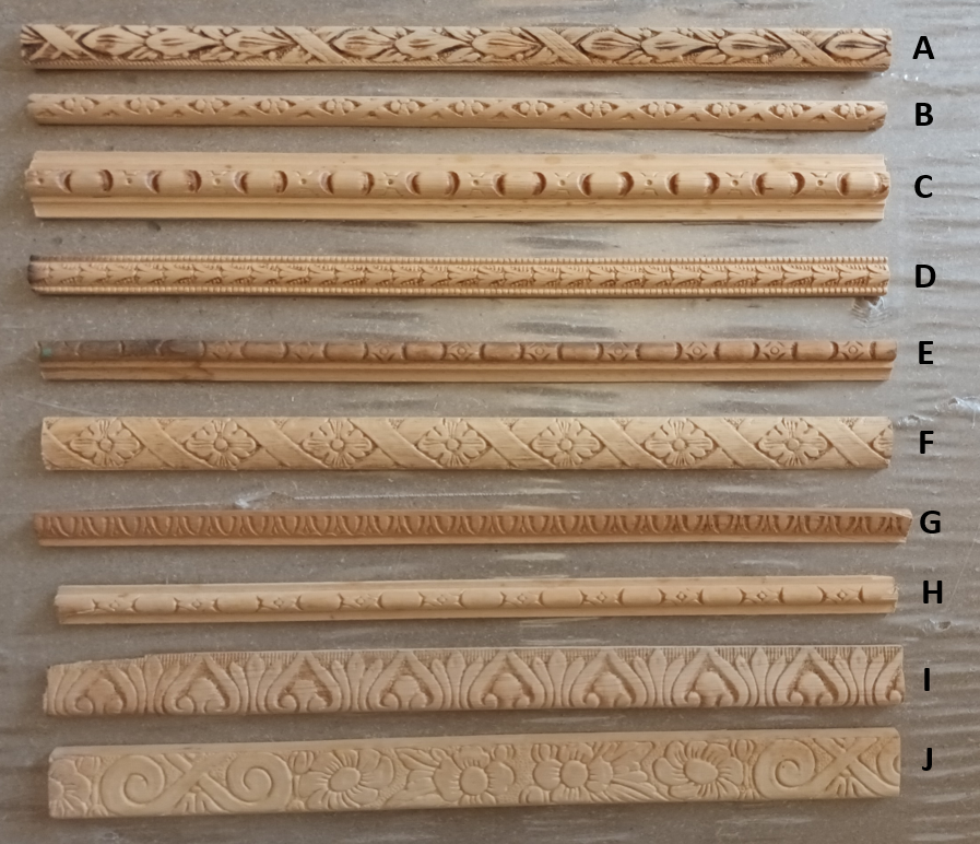 Light Hardwood Decorative Moulding 10 x 5mm x 1.2m (O)