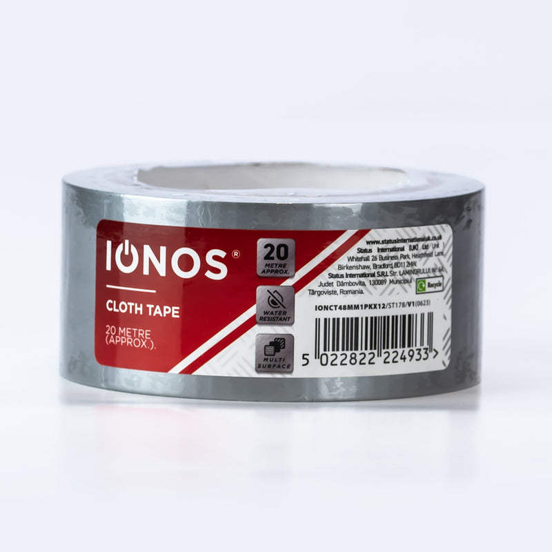 Ionos Grey Cloth Tape 20m (IONCT48MM1PKX12)