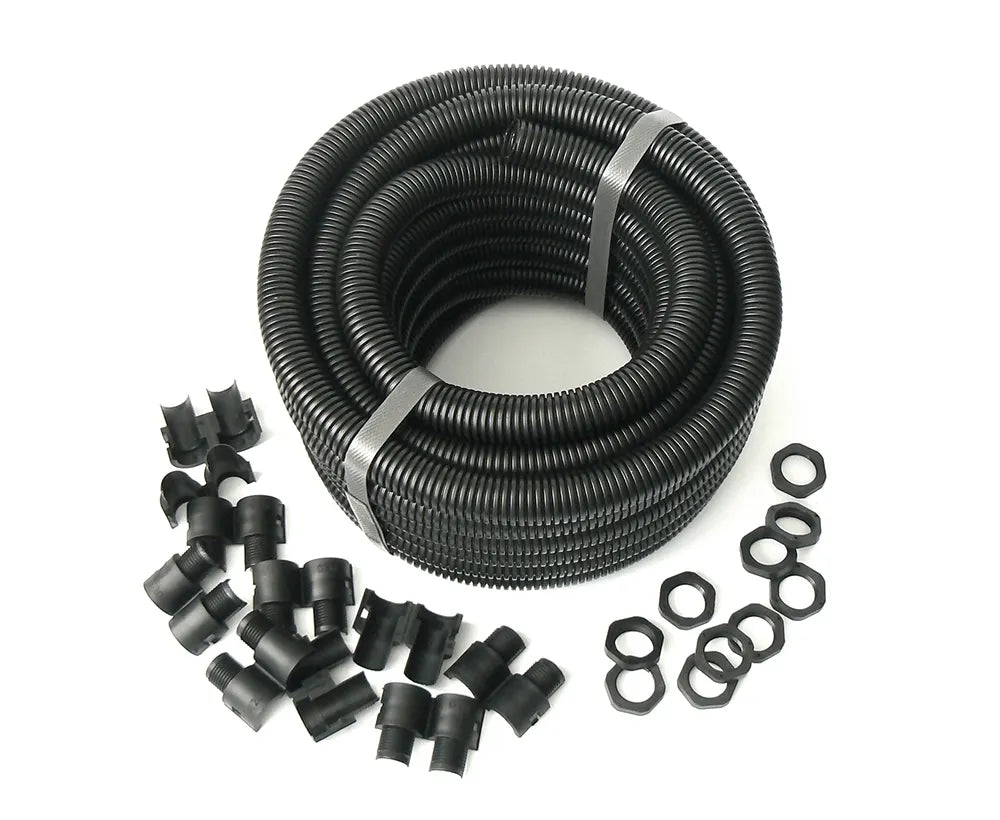 Premflex Black PVC Corrugated Conduit Pack 10m (M20CONN-PK)