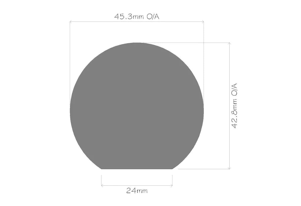 Mopstick Round Handrail 50mm x 50mm