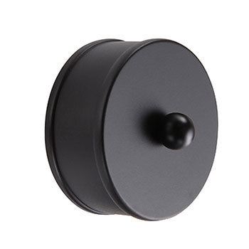 Black Medium Handrail End Cap 54mm (2in) Pack of 2 (RBM02P)