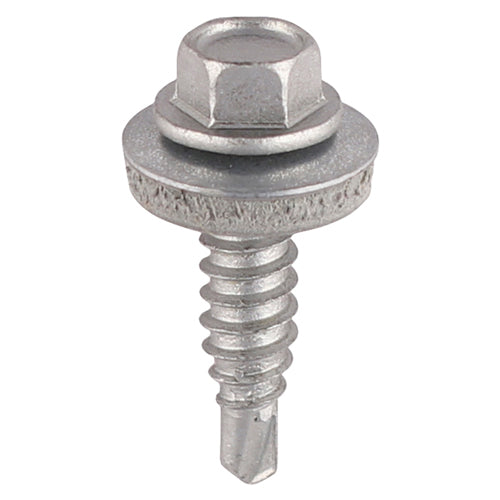 Timco 6.3 x 22mm Self Drilling Hex Stitching Screws - 100 pack (S22W16B)