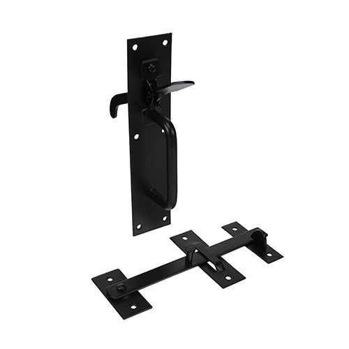 Timco Medium Suffolk Latch Black (SLMBB)