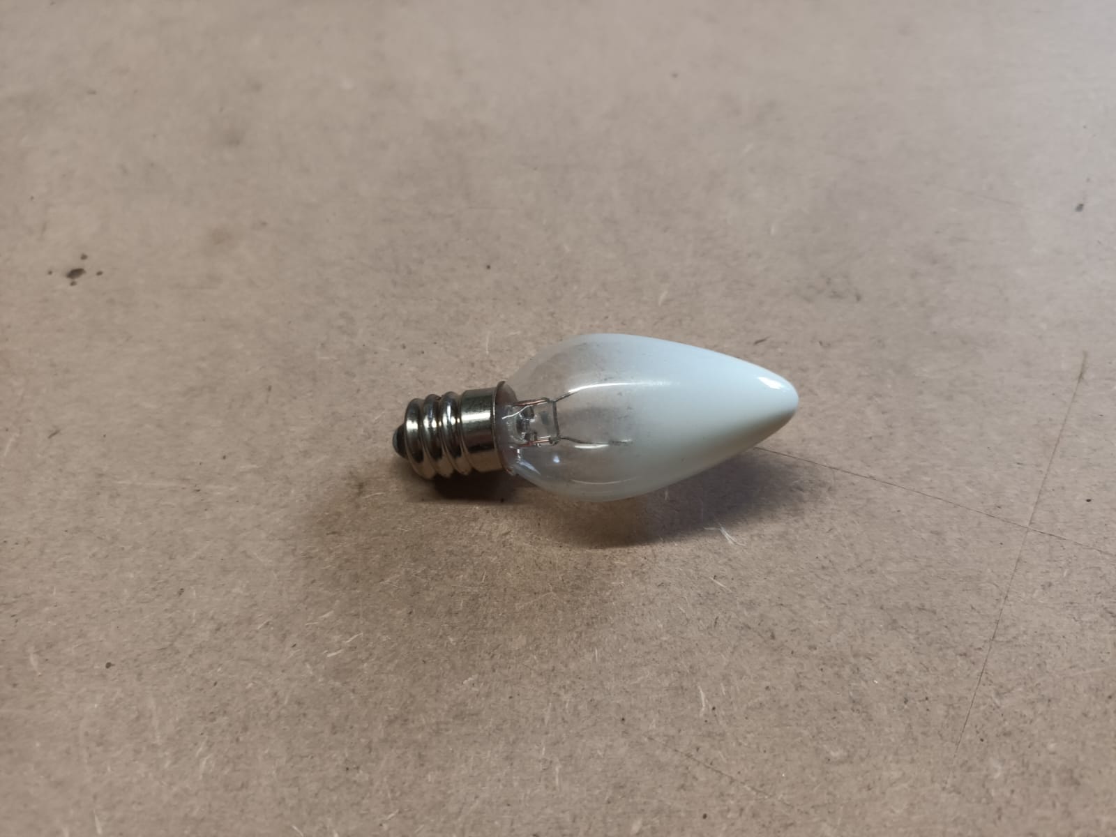 Replacement Christmas Light Bulb White Tip 12V Small Screw (Sold Individually)