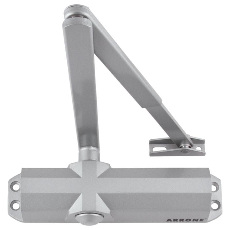 Arrone Silver Overhead Door Closer & Matching Arm (AR6800-SE)