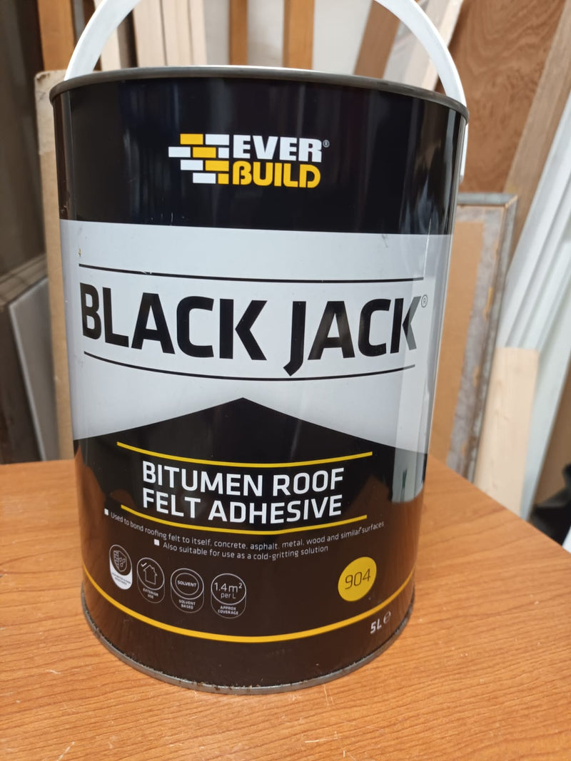 Black Jack Bitumen Roof Felt Adhesive 904 - 5 litre