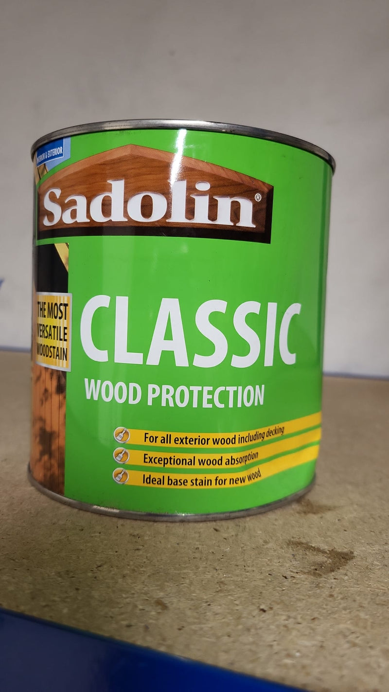 Sadolin Classic Wood Protection Dark Palisander 1 litre (Dented tin)