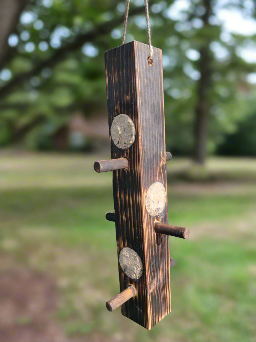 Hanging Fat Ball Bird Feeder - In support of Men's Shed