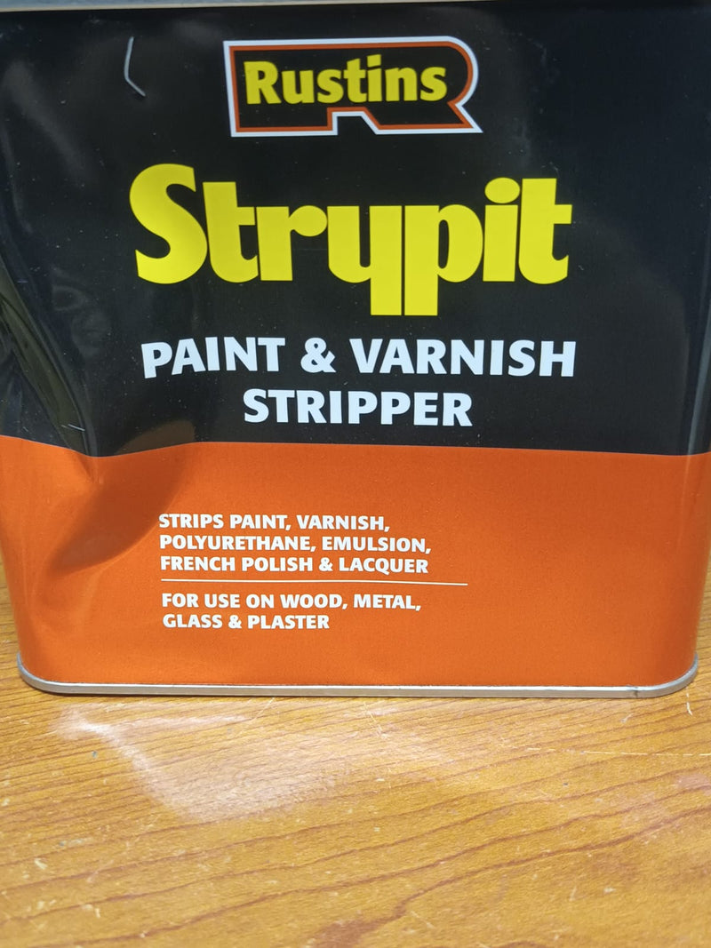 Rustins Strypit Paint & Varnish Stripper 2.5 litre (Dented can)