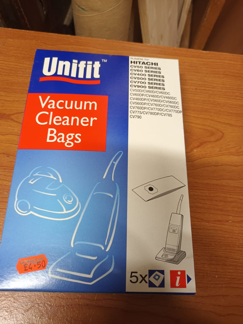 Unifit Vacuum Cleaner Bags Hitachi - Pack of 5