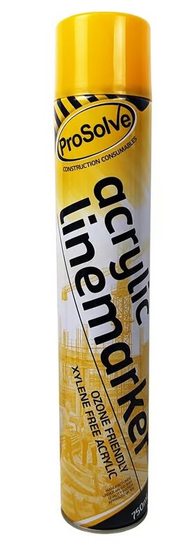 Pro-Solve Acrylic Yellow Linemarker