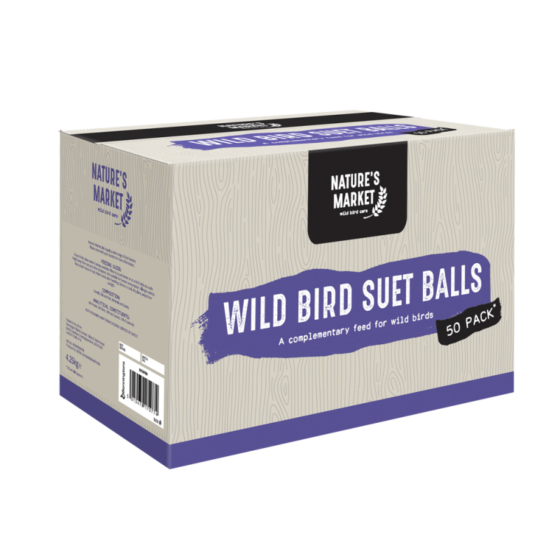 Nature's Market 50 Suet Fat Ball Box (BF50FBB)