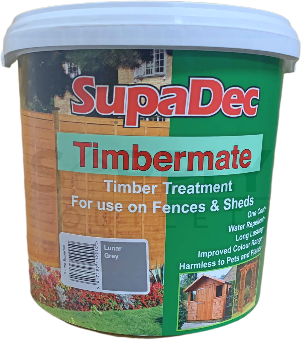 SupaDec 5L Lunar Grey Fence Paint