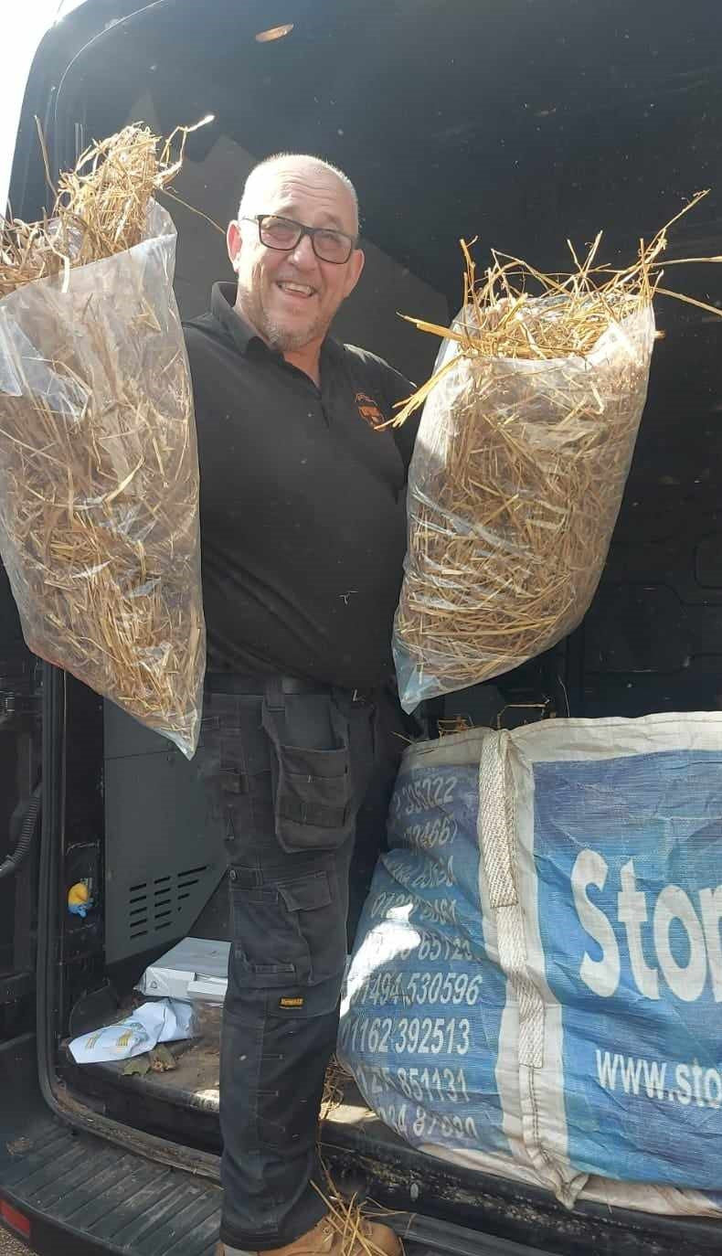 Locally Sourced Bag of Straw