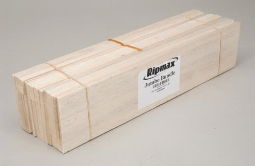 Jumbo Balsa Wood Bundle 18in x 5in x 3in (W-BBJUMBO)