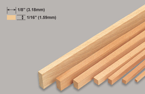 Balsa Wood Strips 914mm (36in)