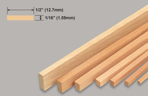 Balsa Wood Strips 914mm (36in)