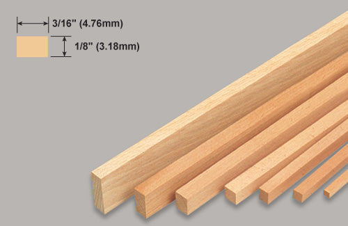 Balsa Wood Strips 914mm (36in)