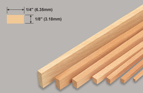 Balsa Wood Strips 914mm (36in)