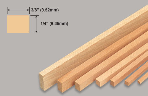 Balsa Wood Strips 914mm (36in)