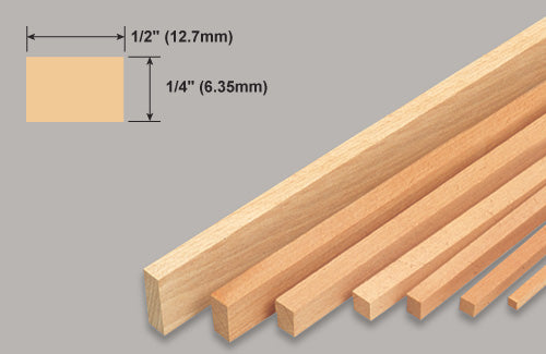 Balsa Wood Strips 914mm (36in)