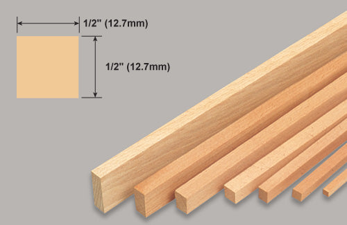 Balsa Wood Strips 914mm (36in)