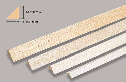 Balsa Wood Triangle 914mm (36in)