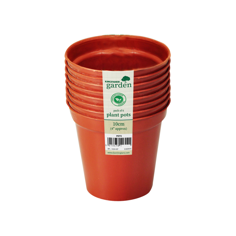 Kingfisher Round Plant Pots - 7.6cm(3")-23cm(9")