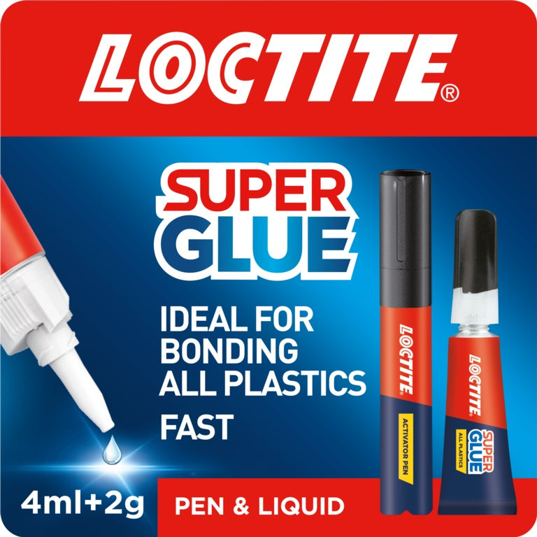 Loctite All Plastics Super Glue - 2g + 4ml